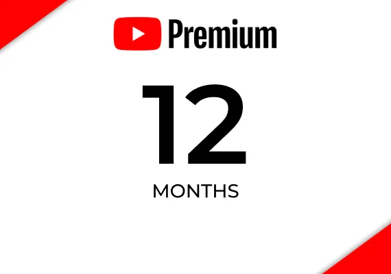 YouTube Premium 12 Month Subscription Account